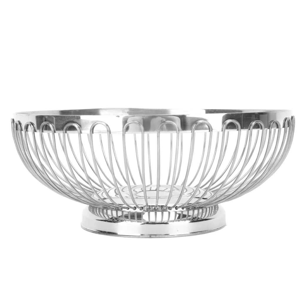 ZK20 Stainless Steel Fruit Basket Multipurpose Decorative Mirror Polished Large Capacity Fruit Bowl for Living Room