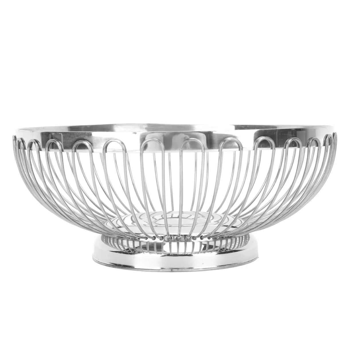 ZK20 Stainless Steel Fruit Basket Multipurpose Decorative Mirror Polished Large Capacity Fruit Bowl for Living Room